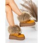 Ghete Dama din piele naturala 3ASJN73 YELLOW | PANTOFUL