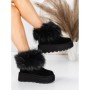 Ghete Dama din piele naturala 3ASJN73 BLACK | PANTOFUL