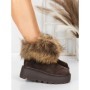 Ghete Dama din piele naturala 3ASJN73 BROWN | PANTOFUL
