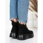 Ghete Dama cu Platforma 5AH65 BLACK | MEI