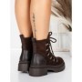 Ghete Dama cu Platforma 5AH67 BROWN | MEI