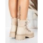 Ghete Dama cu Platforma 5AH67 BEIGE | MEI