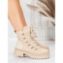 Ghete Dama cu Platforma 5AH67 BEIGE | MEI