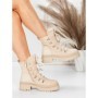 Ghete Dama cu Platforma 5AH67 BEIGE | MEI