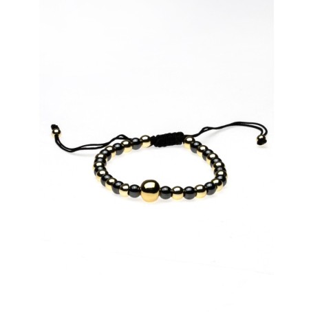 Bratara Unisex BR032 AURIU-NEGRU | MEI