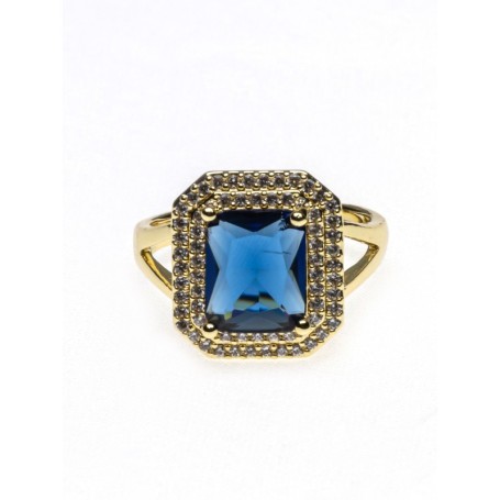 Inel INL14 AURIU-ALBASTRU | MEI