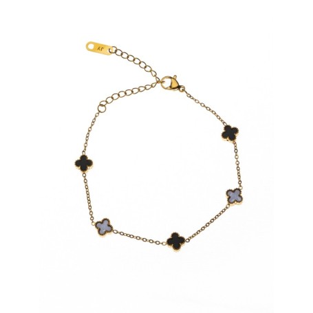 Bratara BR005 ALB-NEGRU | MEI