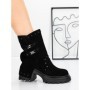 Ghete Dama din piele naturala 52AD1 BLACK | PANTOFUL