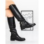 Cizme Dama din piele naturala 52AD3 BLACK | PANTOFUL