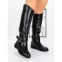 Cizme Dama din piele naturala 52AD3 BLACK | PANTOFUL