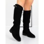 Cizme Dama din piele naturala 52AD6 BLACK | PANTOFUL