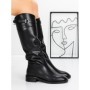 Cizme Dama din piele naturala 52AD6 BLACK | PANTOFUL