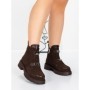 Ghete Dama din piele naturala 52AD7 BROWN | PANTOFUL