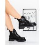Ghete Dama din piele naturala 52AD7 BLACK | PANTOFUL