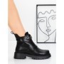 Ghete Dama din piele naturala 52AD7 BLACK | PANTOFUL