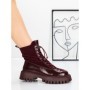 Ghete Dama din piele naturala 52AD8 WINERED | PANTOFUL