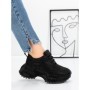 Pantofi Sport Dama cu Platforma 5WL93 BLACK | MEI