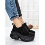 Pantofi Sport Dama cu Platforma 1A05 BLACK | MEI