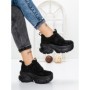 Pantofi Sport Dama cu Platforma 1A05 BLACK | MEI