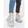 Pantofi Sport Dama cu Platforma 1A05 SILVER | MEI