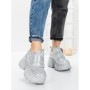 Pantofi Sport Dama cu Platforma 1A05 SILVER | MEI
