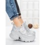 Pantofi Sport Dama cu Platforma 1A05 SILVER | MEI