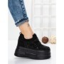 Pantofi Sport Dama cu Platforma 3591-8 BLACK | MEI