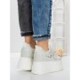 Pantofi Sport Dama cu Platforma 3591-8 WHITE | MEI