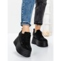 Pantofi Sport Dama cu Platforma 3592-1 BLACK | MEI