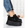 Pantofi Sport Dama cu Platforma 3592-1 BLACK | MEI