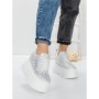 Pantofi Sport Dama cu Platforma 3592-1 WHITE | MEI