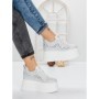 Pantofi Sport Dama cu Platforma 3592-1 WHITE | MEI