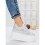 Pantofi Sport Dama cu Platforma 3592-1 WHITE | MEI