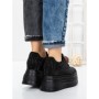 Pantofi Sport Dama cu Platforma 3591-6 BLACK | MEI