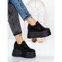 Pantofi Sport Dama cu Platforma 3591-6 BLACK | MEI