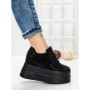 Pantofi Sport Dama cu Platforma 3591-6 BLACK | MEI