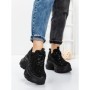 Pantofi Sport Dama cu Platforma 3561 BLACK | MEI