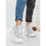 Pantofi Sport Dama cu Platforma 3561 WHITE | MEI