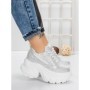Pantofi Sport Dama cu Platforma 3561 WHITE | MEI