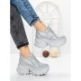 Pantofi Sport Dama cu Platforma 3561 SILVER | MEI