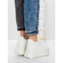Pantofi Sport Dama cu Platforma 3570 WHITE | MEI