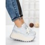 Pantofi Sport Dama cu Platforma 3570 SILVER | MEI