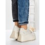 Pantofi Sport Dama cu Platforma 3570 BEIGE | MEI