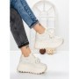 Pantofi Sport Dama cu Platforma 3570 BEIGE | MEI
