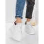 Pantofi Sport Dama cu Platforma 3592-7 WHITE-WINERED | MEI