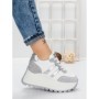 Pantofi Sport Dama cu Platforma 3596 SILVER | MEI