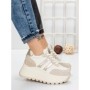 Pantofi Sport Dama cu Platforma 3596 BEIGE | MEI