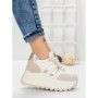 Pantofi Sport Dama cu Platforma 3596 BEIGE | MEI