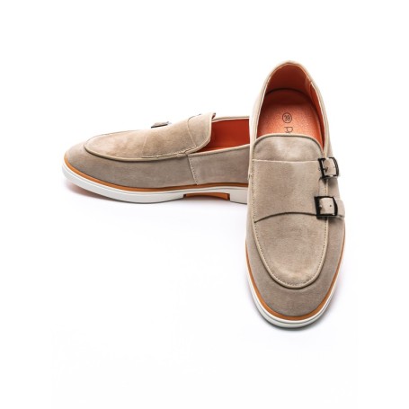 Mocasini Barbati din piele naturala 5NXE57 BEIGE | PANTOFUL