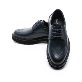 Pantofi Casual Barbati din piele naturala 5NXE68 BLUE | PANTOFUL